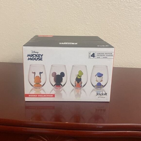Disney Mickey Mouse & Friends Squad Stemless Glasses - Picture 1 of 3